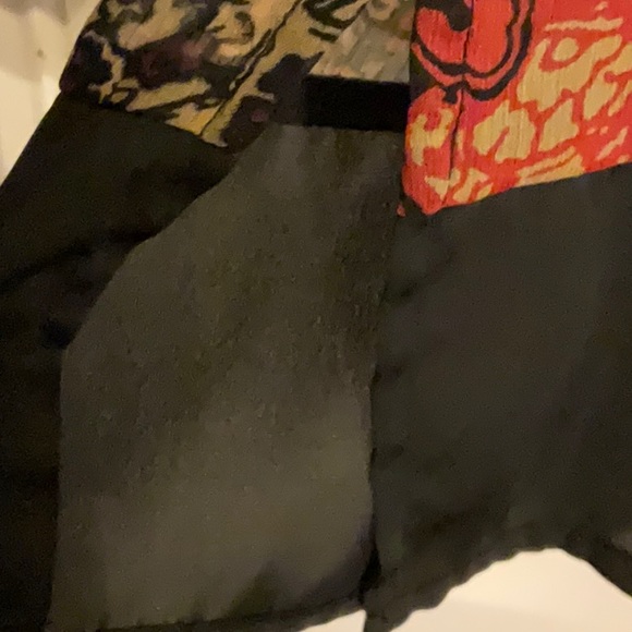 Fashion Bug sheer paisley tunic caftan plus size 1X - Picture 6 of 13